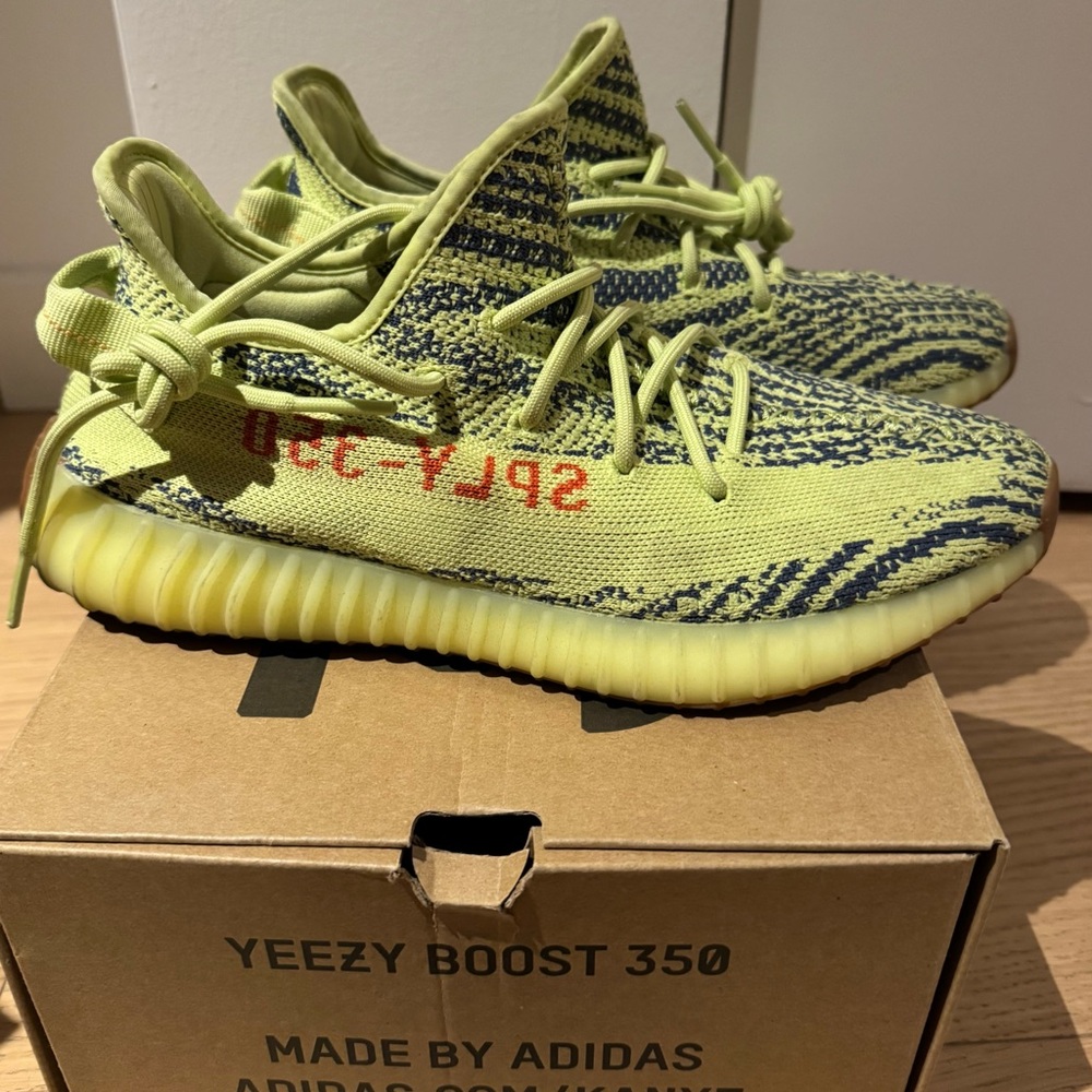 Yeezy Boost 350 - Lime and Blue